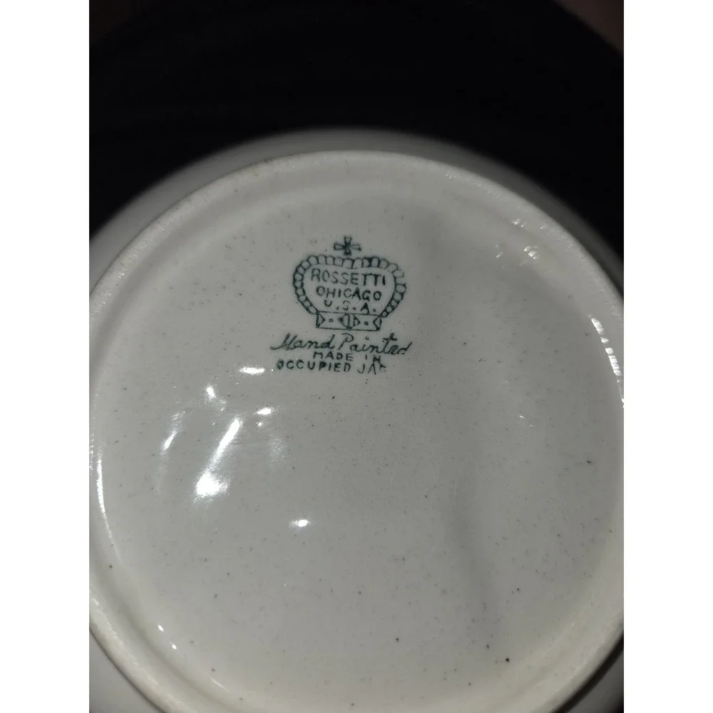 Vintage Occupied Japan Terrier,  Dish Rosetti Dog Show Premium